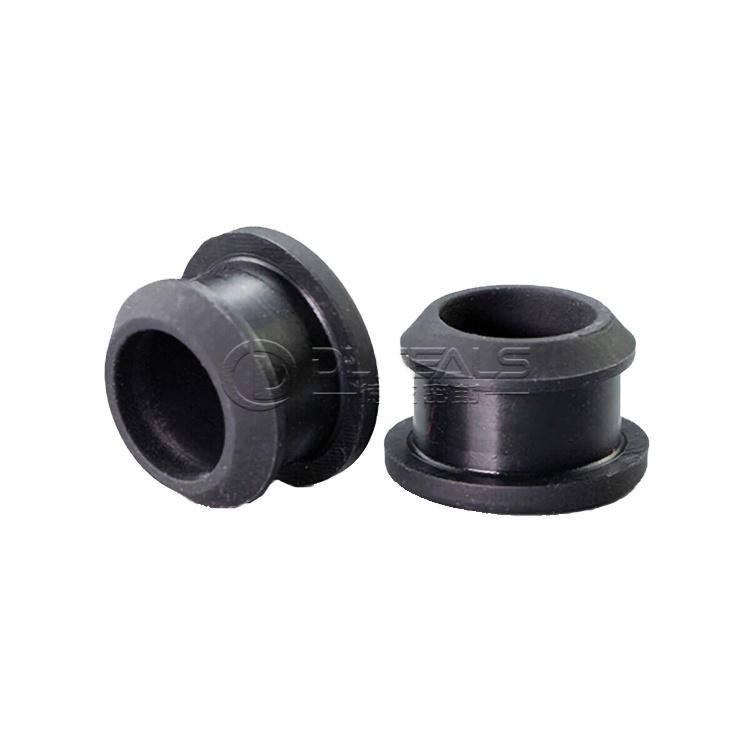 snap on hole plugs Black Silicone Rubber Snap-on Grommet Hole Plugs